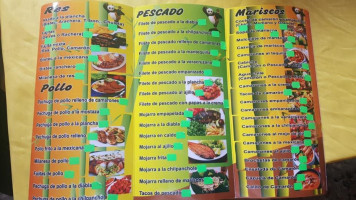 El Bambú menu