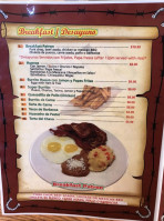 El Patron menu