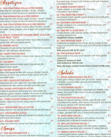 Thai Orchid menu