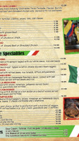 Mi Tierra menu