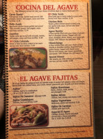 El Agave Mexican menu