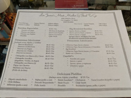 Los Juanes Meat Market menu