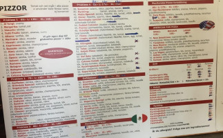 Keles Pizzeria menu