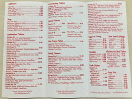 Golden House menu