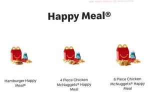 McDonald's food