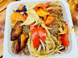 Sattdown Jamaican Grill food