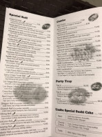 Sushi Umibe menu