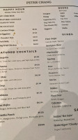 Peter Chang menu