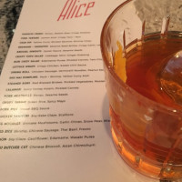 Alice menu