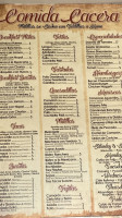 Tacos El Limoncito menu