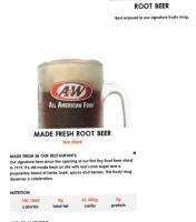 A&w Canada food