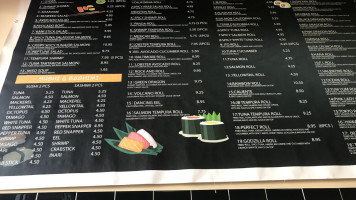 Sushi Yan menu