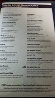 Joe Snuffy's Old Fashioned Grill menu