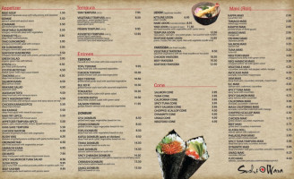 Sushi Wara menu