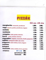 Napterasz menu