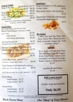 Black Forest Haus menu