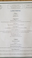 The 19th Hole menu