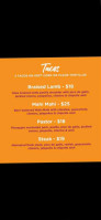 Yo Amo Tacos menu