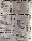 Sehmi Japanese menu