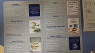 Cafe Moda menu