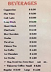 Cheungs Cakes & Cafe menu