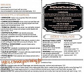 Salotto menu