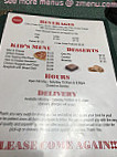 Pizza Peddler menu