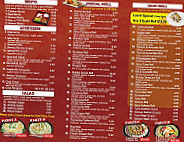 Fuji Express menu