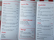 Prime Pizza menu