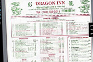 Dragon Inn menu