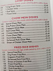 Cathay Royale menu