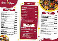 Bread Biryani menu