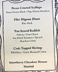 Currents Third Space menu