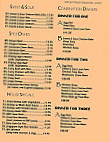 Auntie Jane's Restaurant menu