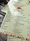 The Plantation Tea Rooms menu