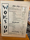 Woks Up menu