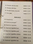 Riverside menu