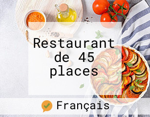 Restaurant de 45 places