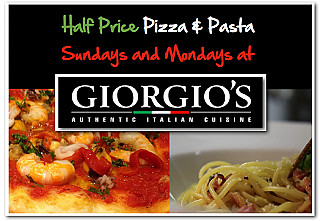 Giorgio's authentic Italian pasta