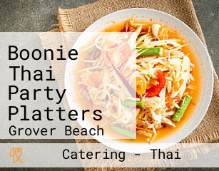 Boonie Thai Party Platters