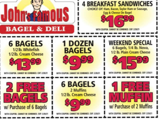 John's Famous Bagels And Deli