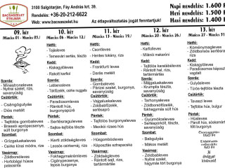 Bacsaszelet Ételbár és Étterem