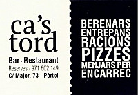 Nou Ca´s Tord Bar-restaurant