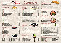 Sushi Petris menu