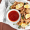 Fried Calamari With Lettuce, Tomato And Fries