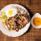 Special Small Viet Rice With Grilled Pork Chop And A Sunny Side-Up Egg