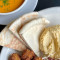 Falafel Platter Soup Combo (Gf W/ Corn Chips V)