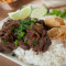 Lemongrass Beef Steak Rice Plate