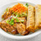 66. Marinated Grilled Lemongrass Chicken 2 Spring Rolls