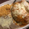 4. Chile Relleno, Enchilada, Rice Beans